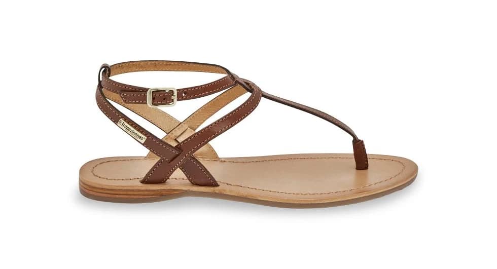 sandales cuir femme confortables